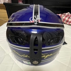 青ビンテージヤールヘルメットの画像