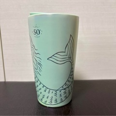 Starbucks スターバックス50周年記念人魚　陶器製タンブラーの画像