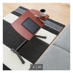 サイドテーブル　タブレットの画像