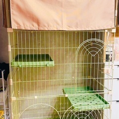 ねこ 猫 ゲージ 大きい 3段 定価14000円   の画像