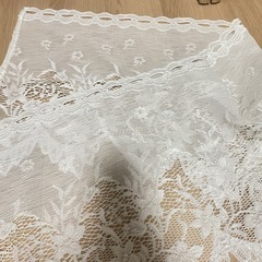 カフェカーテン　レースカーテンの画像