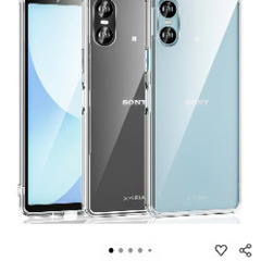 色ブラックXperia10viほぼ新品と保護のケースセットの画像