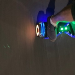 バランススクーター 電動スクーター メタリックブルーの画像