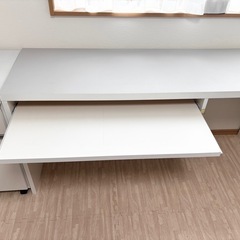 ディノス　スライドレール付きデスクの画像