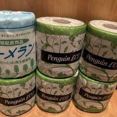 新品　再生紙　トイレットペーパー　6個　60円の画像