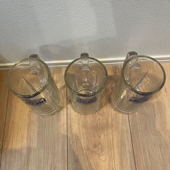 新品！Asahi ビールジョッキ 3個セットの画像
