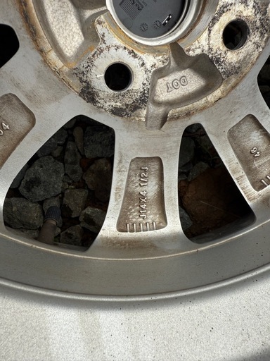 ※値下げ※日産　デイズ　純正　アルミホイール 日産デイズ純正アルミホイール4本セット (ウサ太郎) 十文字の