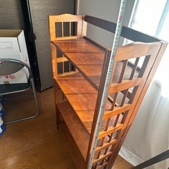 折りたたみ式 木製ラックの画像