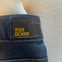 RUN DENIM ダークブルー デニムパンツの画像