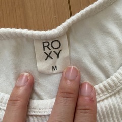 ROXY　リブ編みカップ付きタンクトップの画像