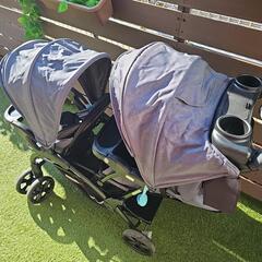 二人乗りベビーカー KATOJI 二人でゴーDXの画像