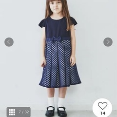 ワンピース　ドレス　卒園式　入学式　フォーマル　【120】の画像