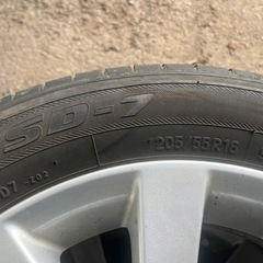 トヨタ純正ホイール　ノーマルタイヤ付きの画像