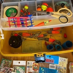 釣り道具いろいろの画像