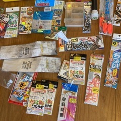 釣り道具いろいろの画像