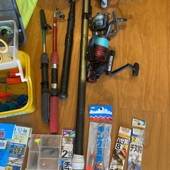 釣り道具いろいろの画像