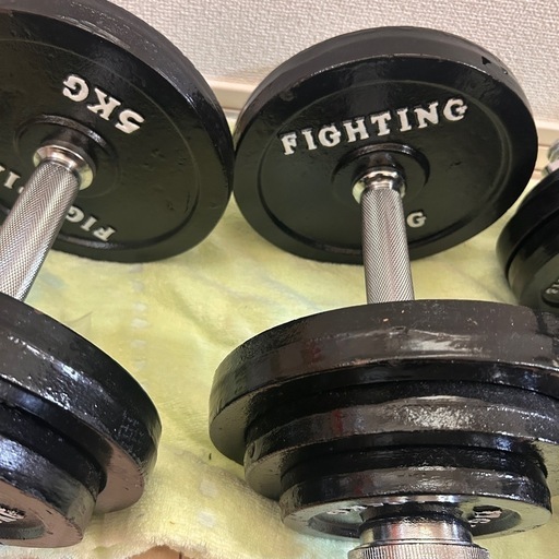 ファイティングロード　97.5kg シャフト6本セット