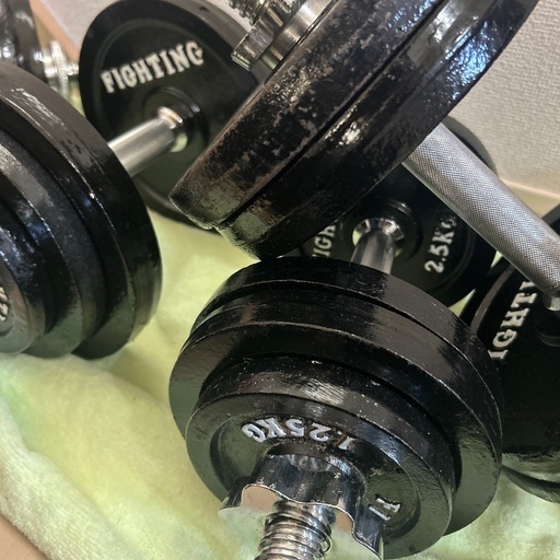 ファイティングロード　97.5kg シャフト6本セット