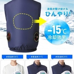 ファン付き作業服の画像