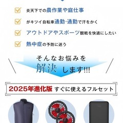 ファン付き作業服の画像