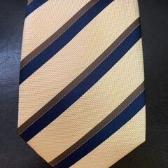 【美品】Grande Arbero シルク100％ ストライプネクタイ 日本製の画像