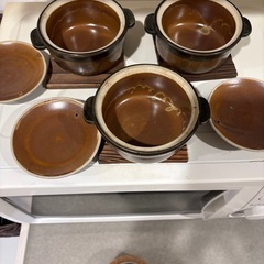 グラタン皿　茶碗蒸し3個セットの画像
