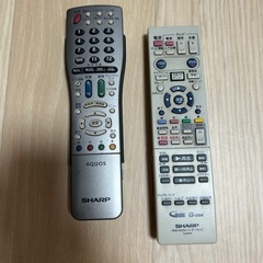 【配送可能】 SHARP 32型テレビ&DVDプレイヤーセット 動作確認済みの画像