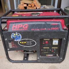 ワキタ エンジン発動機 hpg2500-6 動作品（値段交渉可）