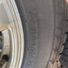 　BS 145/80R13 冬タイヤの画像