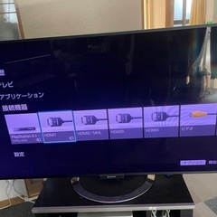 大型55インチ　SONY KDL-55W900A ＋ テレビ台セット  の画像