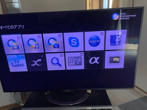 大型55インチSONY KDL-55W900A ＋ テレビ台セット (勇) 伏屋の