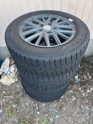 195/65R 15スタッドレスタイヤアルミホイールセット