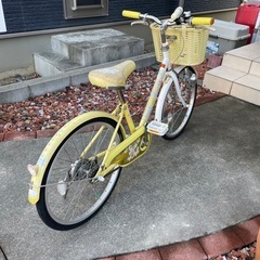 自転車　女の子の画像