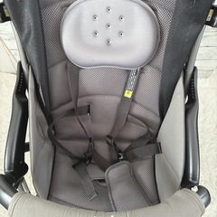 APRICAベビーカー CURUREE A型 グレー 軽量 レザーハンドルの画像