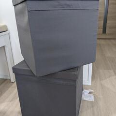 IKEA　DRÖNA ドローナ　ボックス　ふた付き　2個の画像
