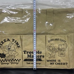 トムとジェリー　カゴバッグ！ベージュの画像
