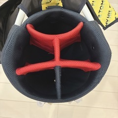 TOMMY HILFIGER キャディバッグ ポーチ付き スタンドタイプ ゴルフの画像