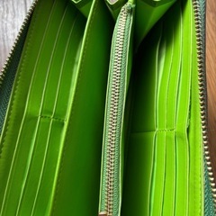 COACH シグネチャー 長財布  深緑の画像
