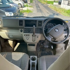 総額25.0万円★9万キロ台★車内広々フラット軽箱バン★オートマ★4WD★ETC★平成19年式 スズキエブリィバン4WD PAハイルーフ(DA64V)9.9万キロ 車検令和9年8月 シルバーの画像