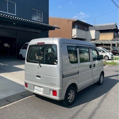 総額25.0万円★9万キロ台★車内広々フラット軽箱バン★オートマ★4WD★ETC★平成19年式 スズキエブリィバン4WD PAハイルーフ(DA64V)9.9万キロ 車検令和9年8月 シルバーの画像