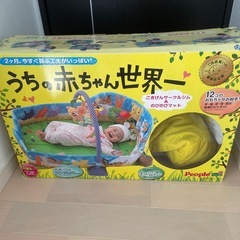 ピープル うちの赤ちゃん世界一 ごきげんサークルジム&のびのびマットの画像