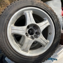 16インチ　8JJ アルミホイール　225/50R16 4・5穴マルチの画像