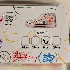 チュッパチャプス スニーカー (ホワイト 26cm)の画像