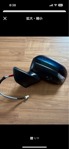 ダイハツムーブカスタムla150s電動格納ドアミラーカメラ付