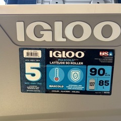 IGLOO クーラーボックスの画像