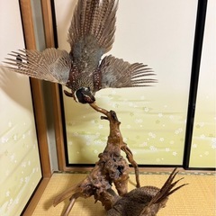 鳥の置物の画像