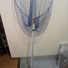 魚釣りの時使った網 長さが伸縮する 網 の画像