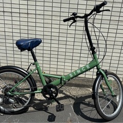 【美品】折りたたみ自転車 20インチの画像