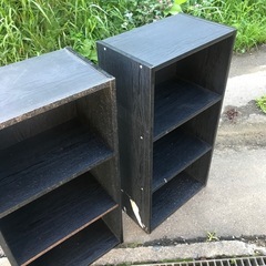 カラーボックス2個まとめての画像