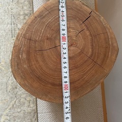 切り株　丸太　研磨済み　花台の画像